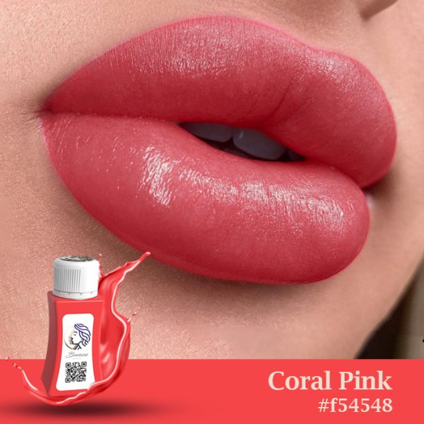 Coral Pink Lip Pigment Permanent Makeup Cosmeticbybanou