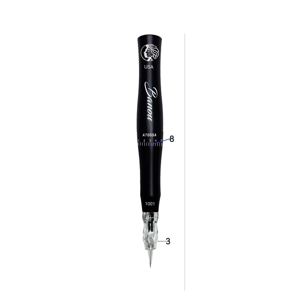 Atossa Black Handpiece Permanent Makeup Cosmeticbybanou