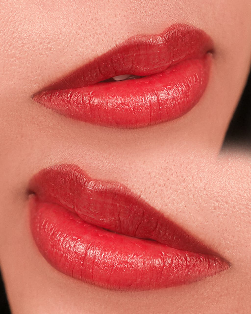 Cherry Red Lip Blush Transformation by Nancy Akbari Cosmeticbybanou