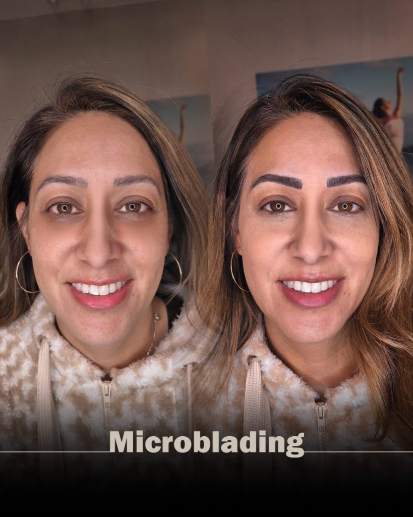 Natural Microblading Transformation by Nancy Akbari Cosmeticbybanou