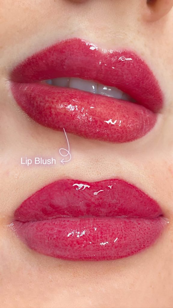 Glossy Lip Blush by Nancy Akbari Cosmeticbybanou