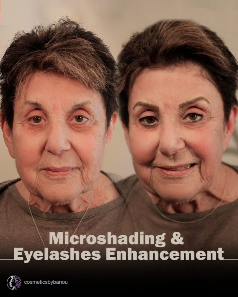 Microshading and Eyelash Enhancement in Beverly Hills by Nancy Akbari Cosmetibyabnou