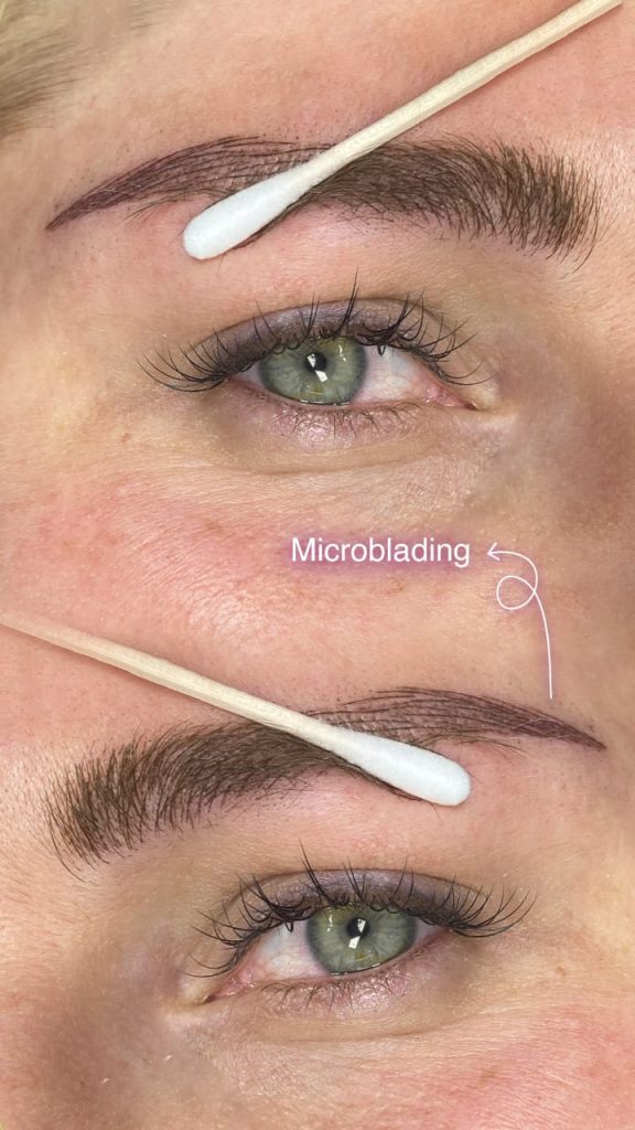 Natural Microblading Brows by Nancy Akbari Cosmeticbybanou