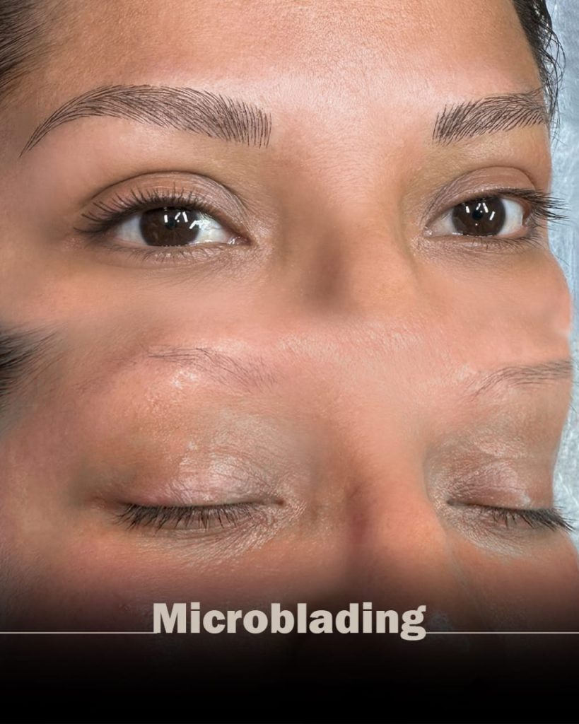Eyebrow Microblading with Coffee Pigment Cosmeticbybanou