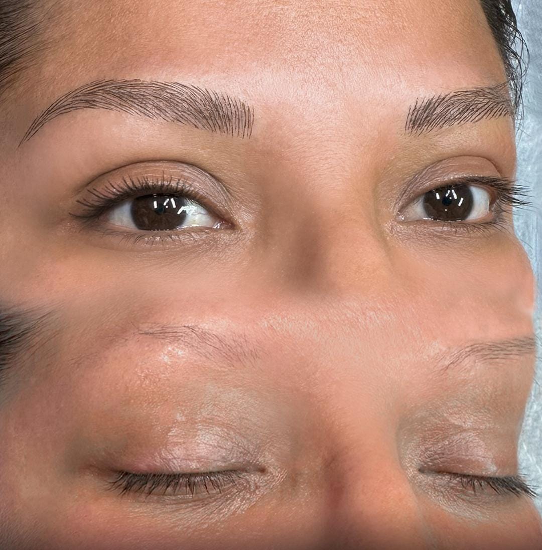 Eyebrow Microblading with Coffee Pigment Cosmeticbybanou