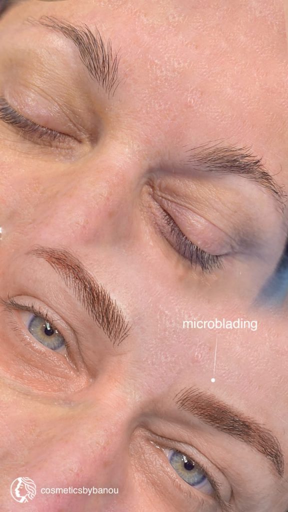 Microblading Eyebrow by Nancy Akbari Cosmeticbybanou