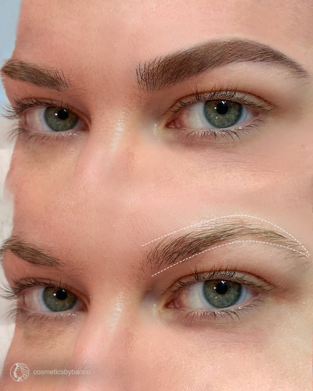 Microshading Eyebrow with Amber Pigment Cosmeticbybanou