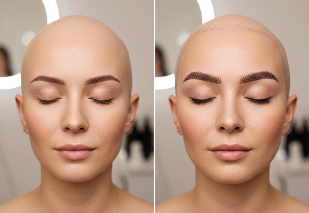 Permanent Makeup for Alopecia Cosmeticbybanou