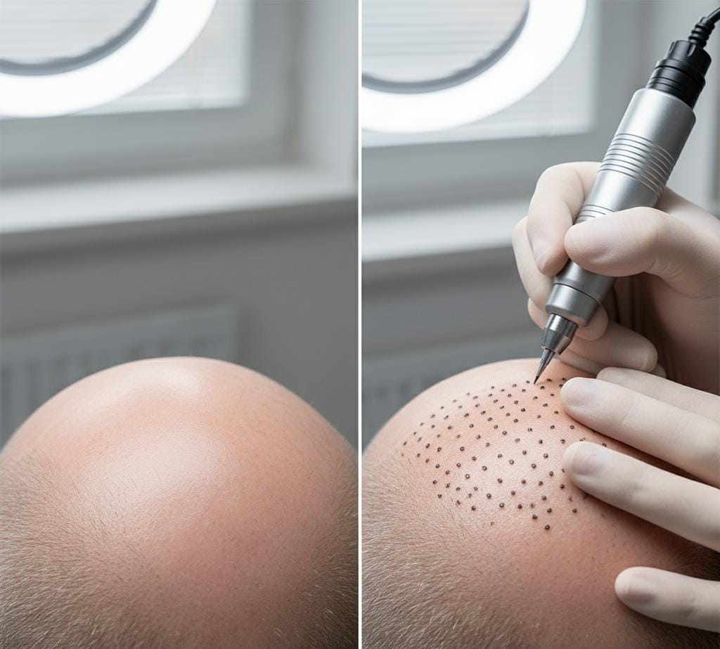 Scalp Micropigmentation for Alopecia Cosmeticbybanou